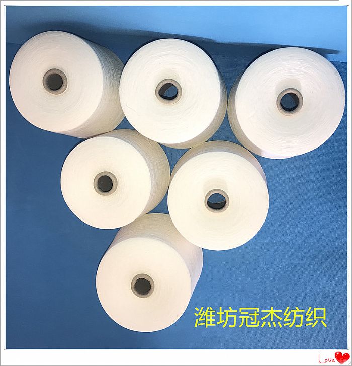渦流紡滌粘紗30支T82/R20
